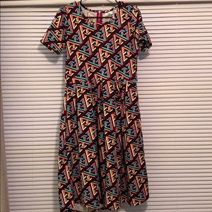 LuLaRoe Amelia Dress Size Large